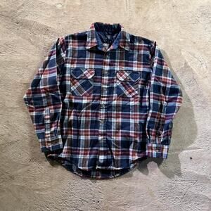 Vintage VTG 80’s 90’s Sears Longsleeve Plaid Button Down Shirt